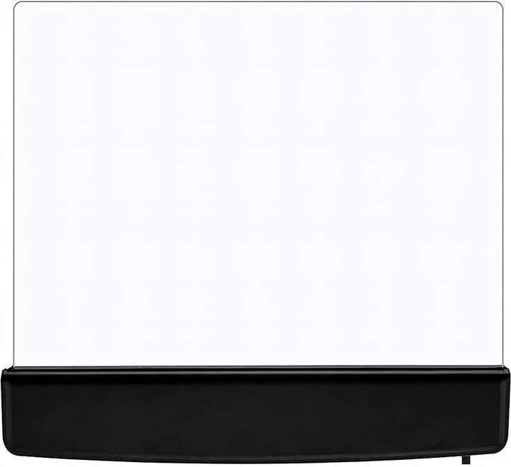 LED flat reading light for relaxed reading