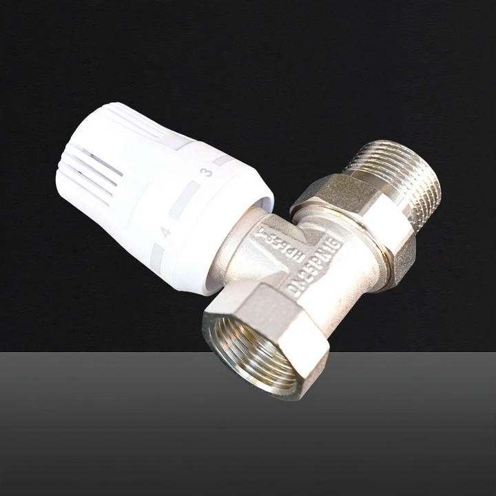 Brass thermostat valve for radiators