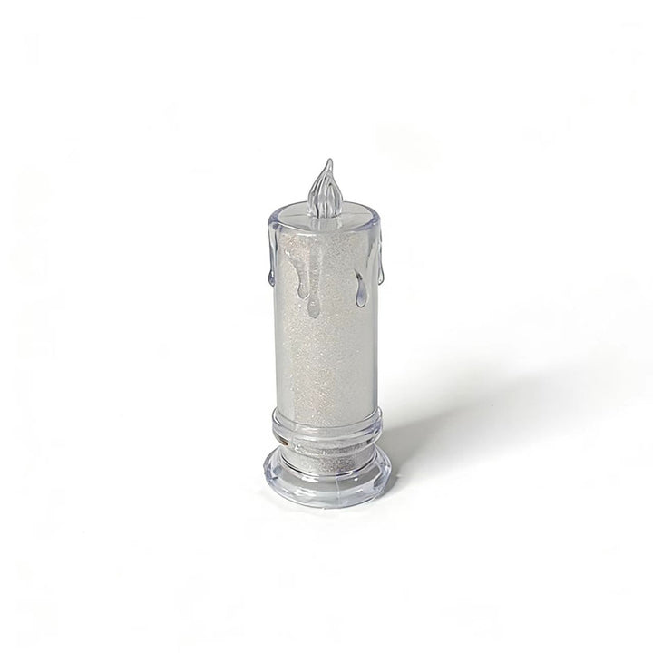 LED Crystal Candle with Starry Sky Effect