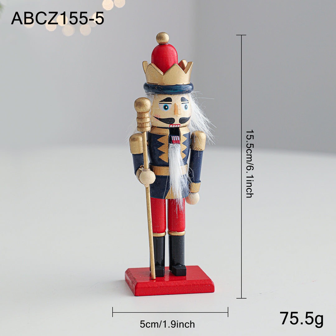 Nutcracker soldier made of wood, various sizes