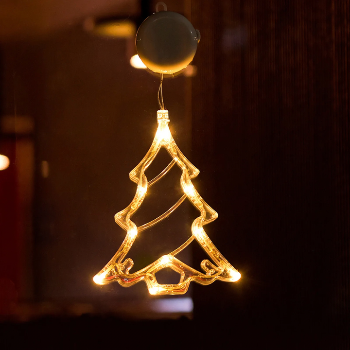 LED window decoration light with suction cup for Christmas