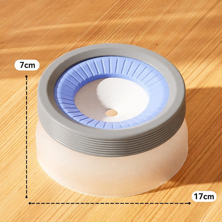 Floating water bowl for large dogs, 600–1200 ml