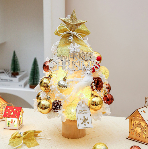 Mini Christmas Tree Set with Lighting