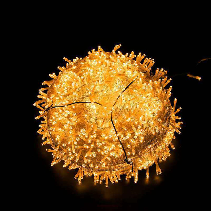LED string lights for indoor and outdoor use
