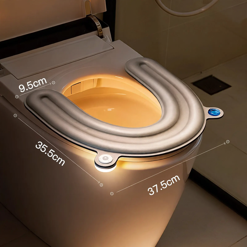 Toilet seat with sensor nightlight and fragrance function