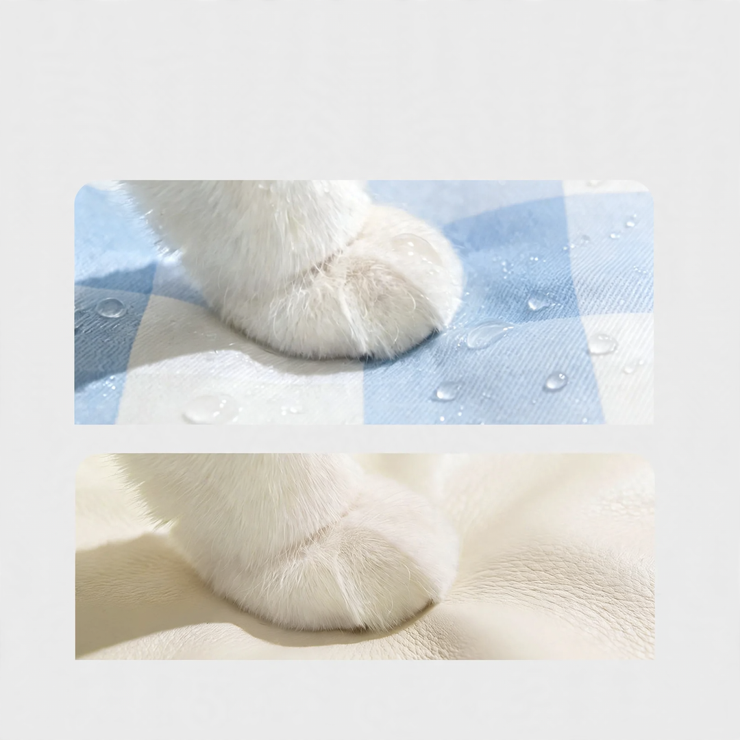 Foldable pet mat with cooling effect
