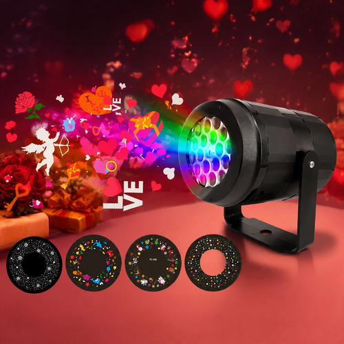 Decorative mood light with various light patterns