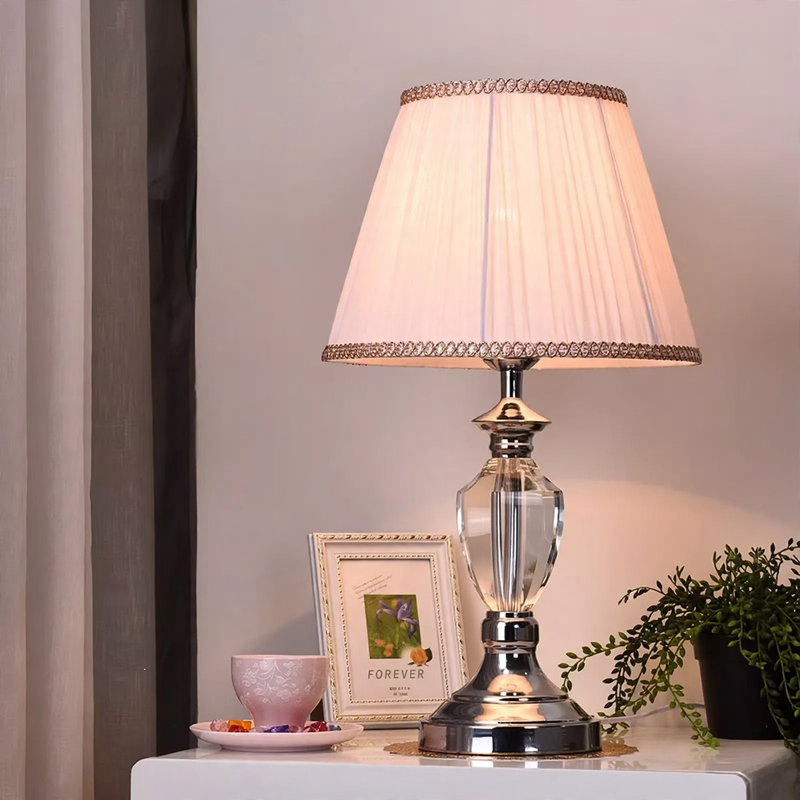 Glass table lamp TL-0126 with touch switch