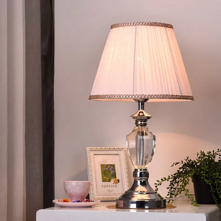 Glass table lamp TL-0126 with touch switch
