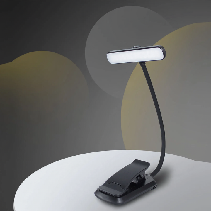 LED clamp lamp with 24 rotating light heads
