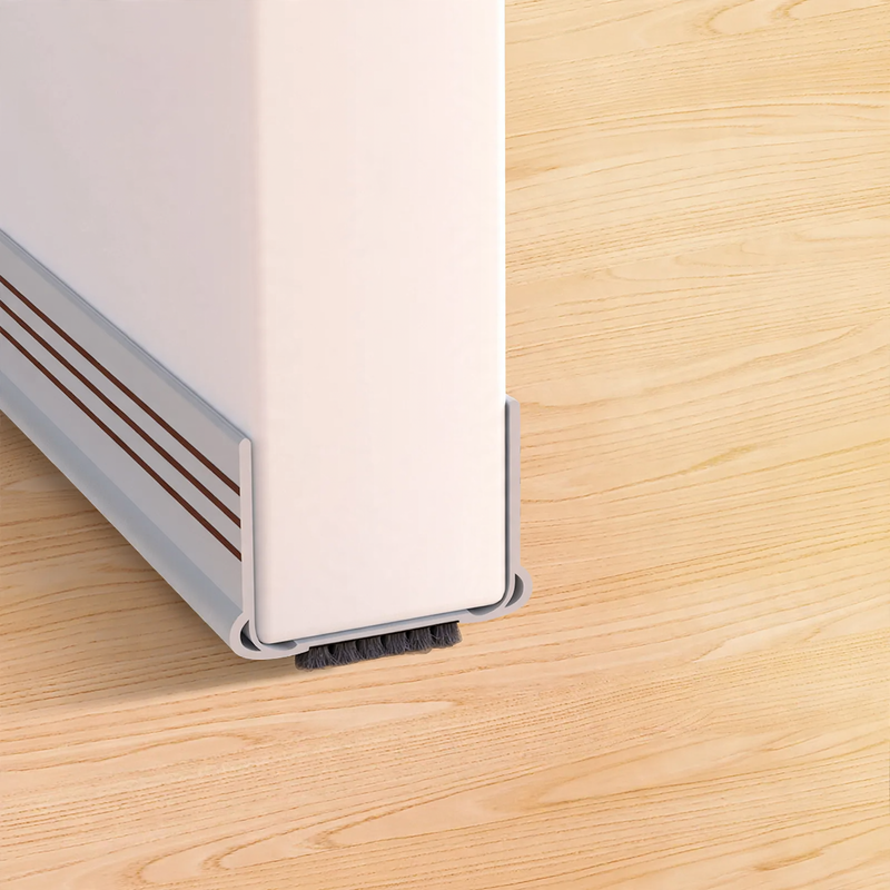 Door seal strips for floor gap, soundproofing