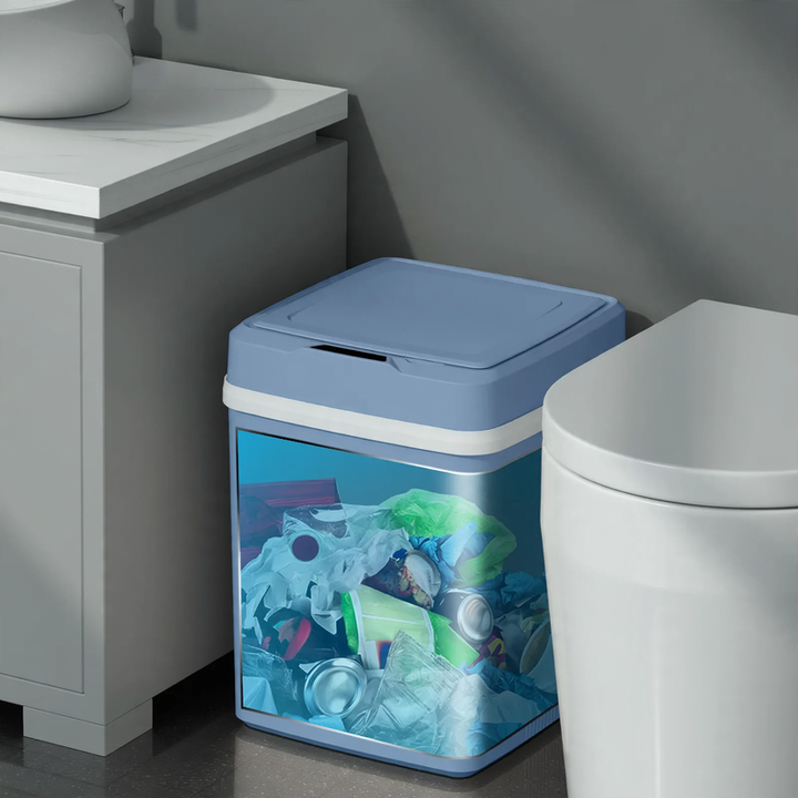 Smart Sensor Trash Can, 12 L, Model FH-LJT01