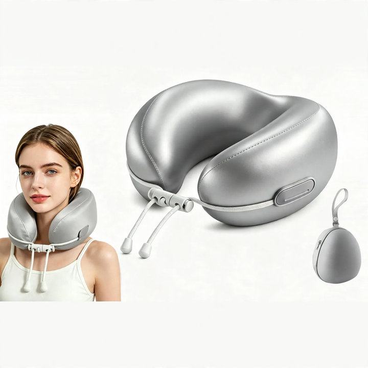 U-shaped neck pillow made of memory foam, portable