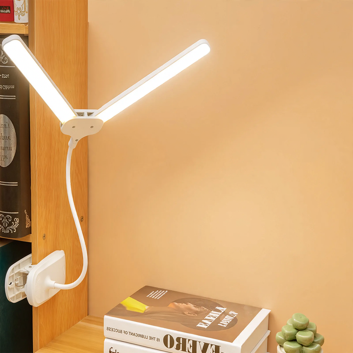 LED clamp lamp for desk and dormitory