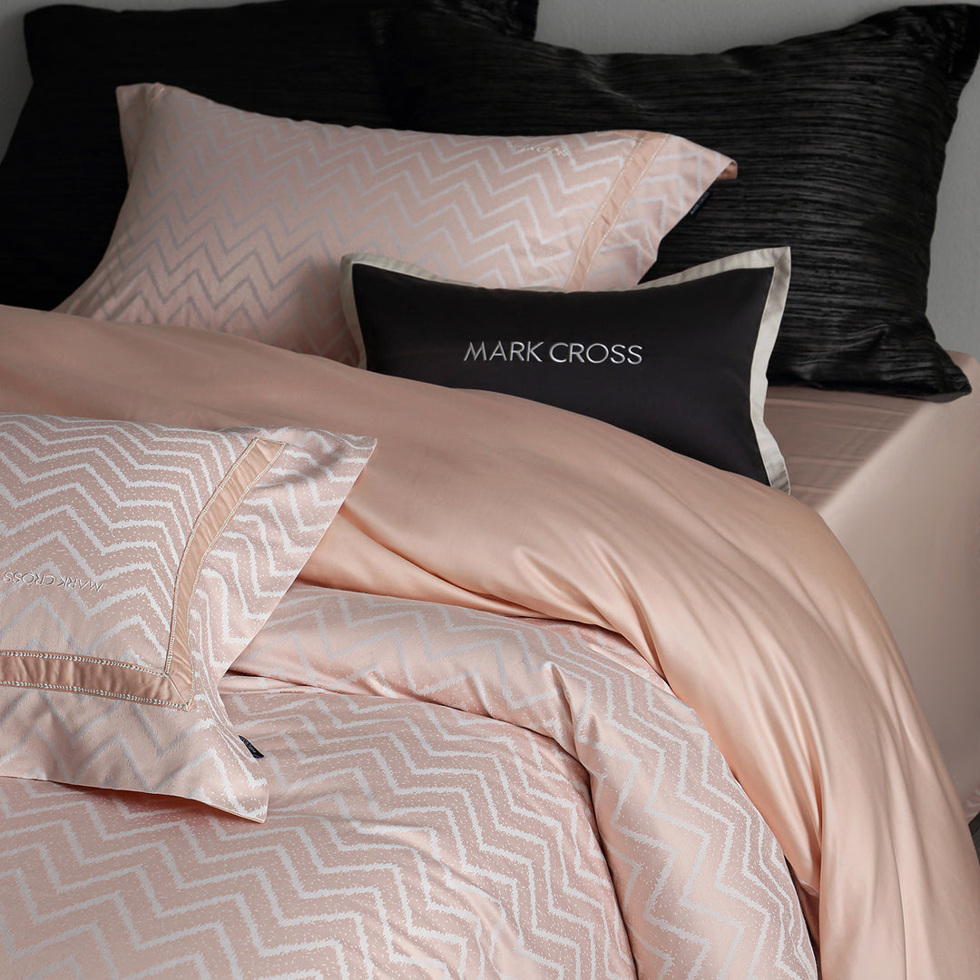 Bedding set, long-staple cotton, jacquard relief, 4-piece