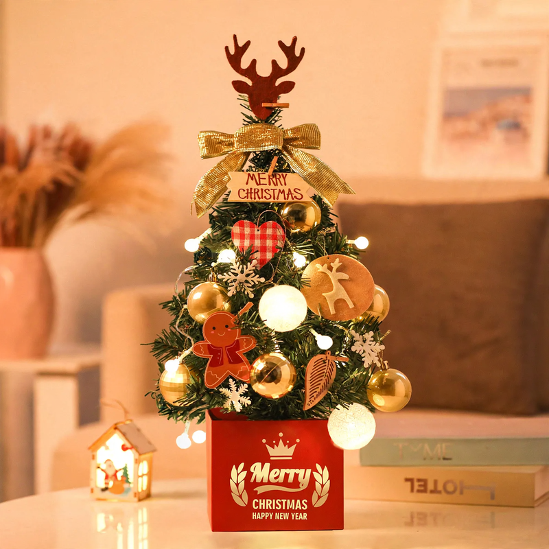 Mini Christmas Tree Set for the Table, 60 cm