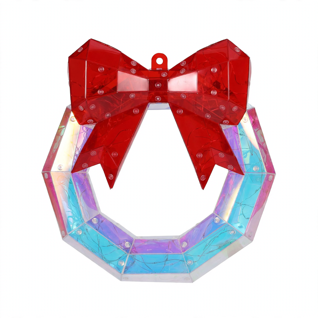 LED Christmas Wreath with Color Change