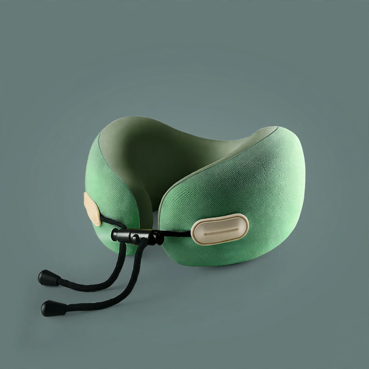 U-shaped neck pillow with memory foam
