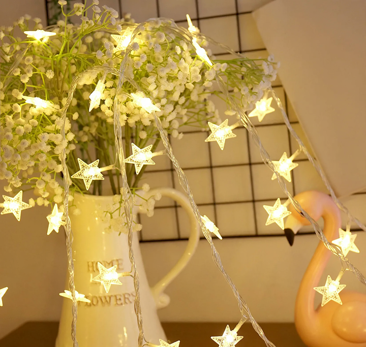 LED string lights for atmospheric decoration