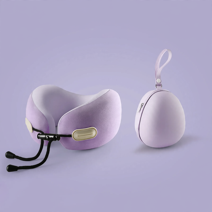U-shaped neck pillow with memory foam