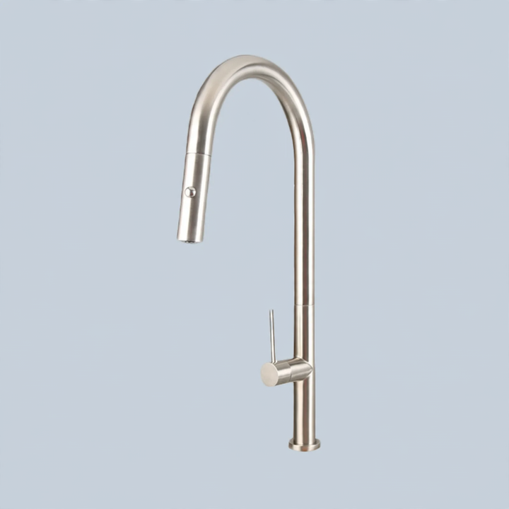 Stainless Steel Kitchen Faucet with Ceramic Valve