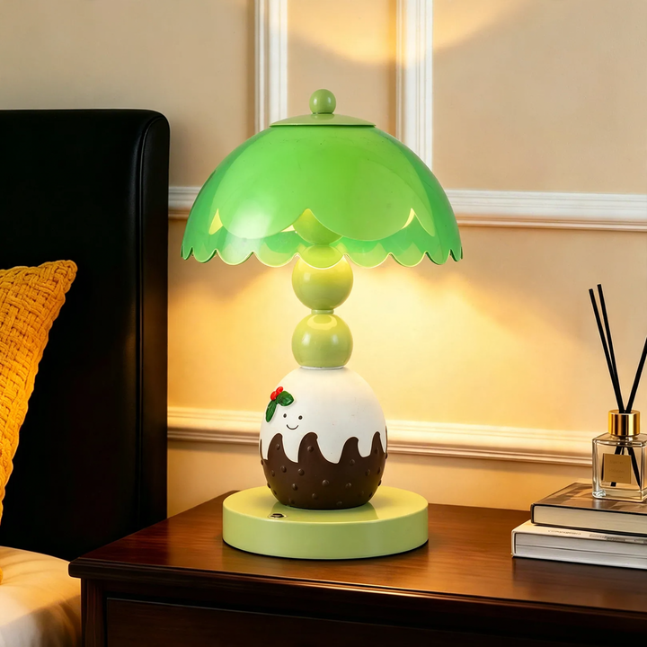 Table lamp in cake shape, cute design