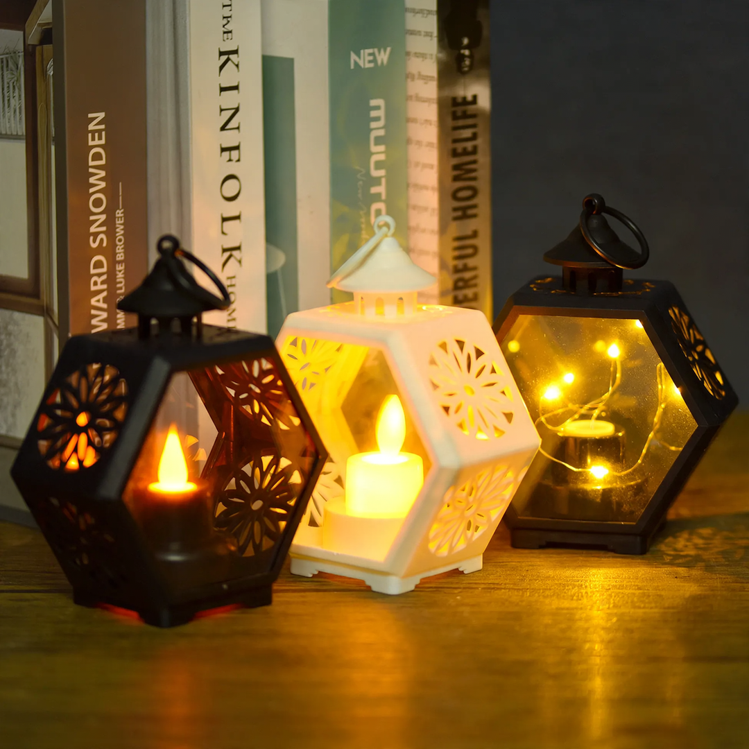 Decorative LED lantern for festive occasions