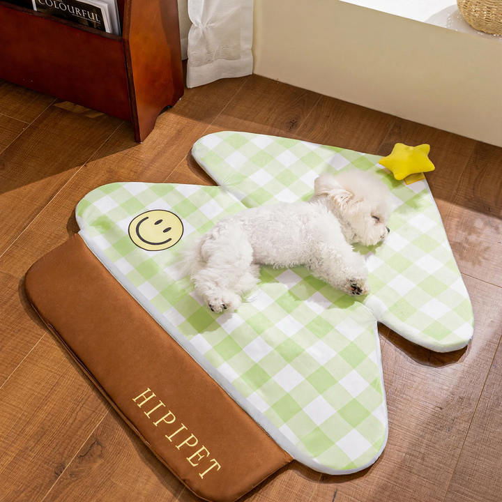 Foldable pet mat, breathable and waterproof