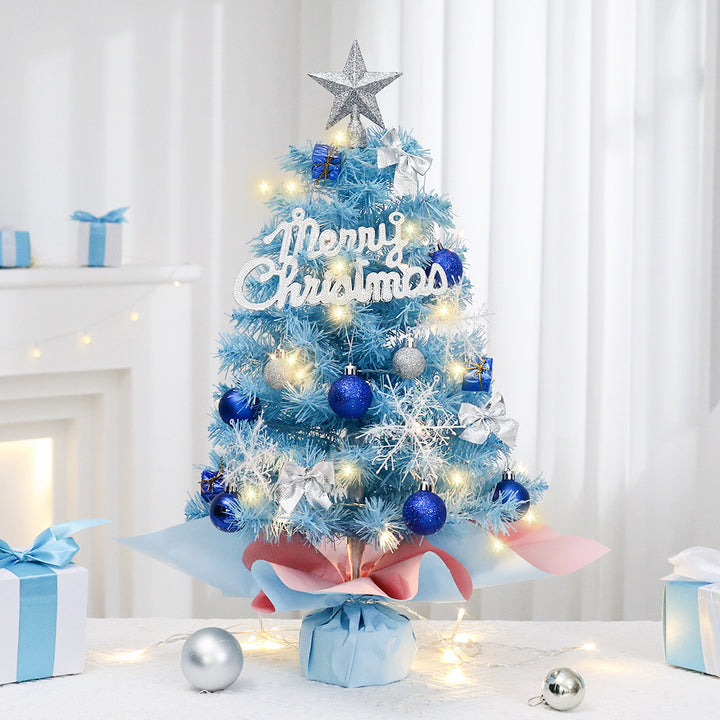 Mini Christmas tree, 45 cm or 60 cm, Blue