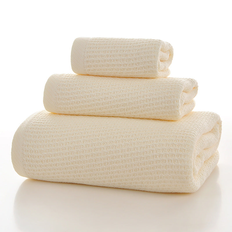 Cotton towel set, 3-piece
