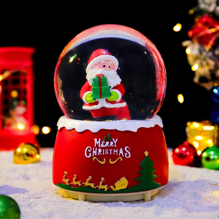 Christmas snow globe with Santa Claus motif