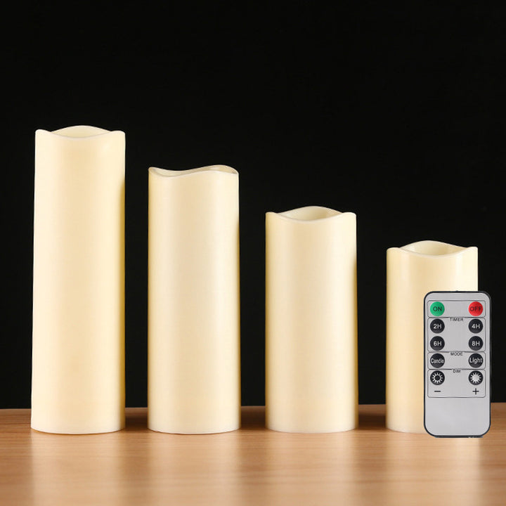 Weatherproof LED Real Wax Look Candles with Remote Control