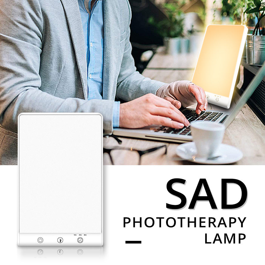Light therapy lamp for mood enhancement