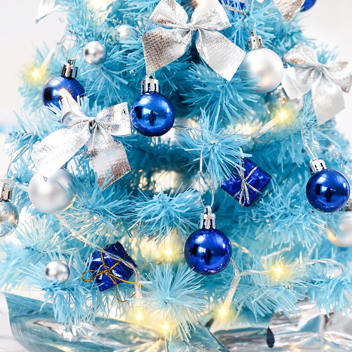 Mini Christmas tree, blue, 45 cm or 60 cm
