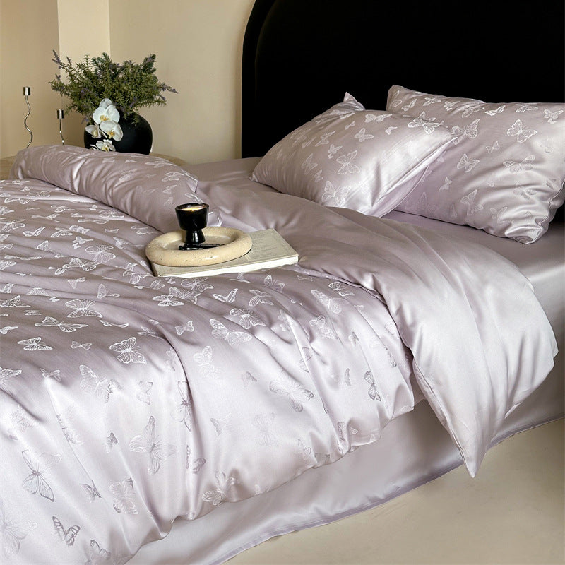 Tencel bedding set, 4-piece, 100S, jacquard pattern