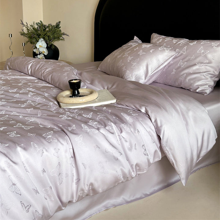 Tencel bedding set, 4-piece, 100S, jacquard pattern