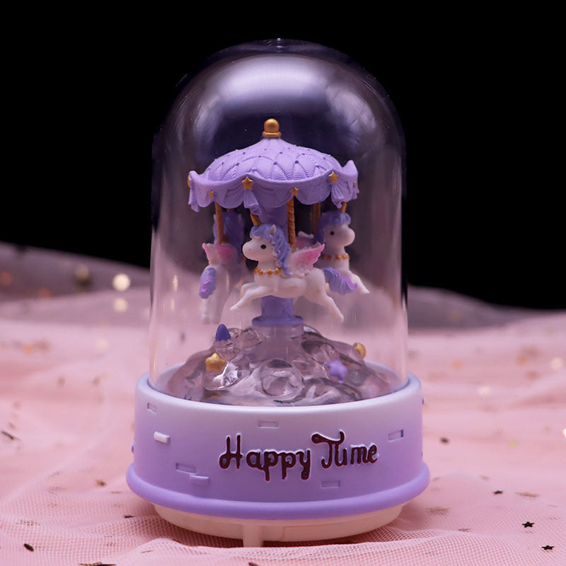 Decorative star string lights with music box function