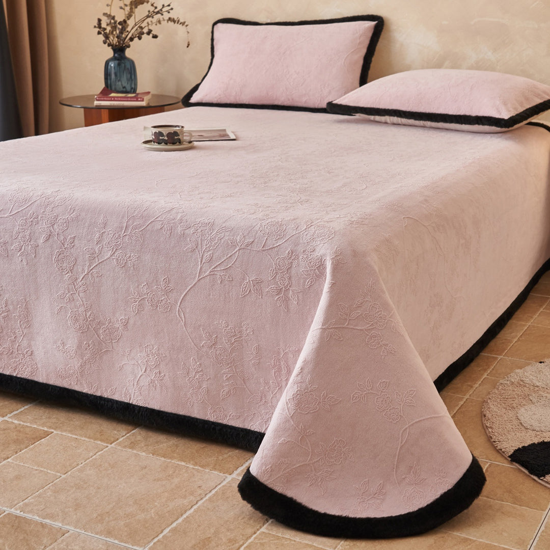 Milk fiber bedspread, single, winter quality
