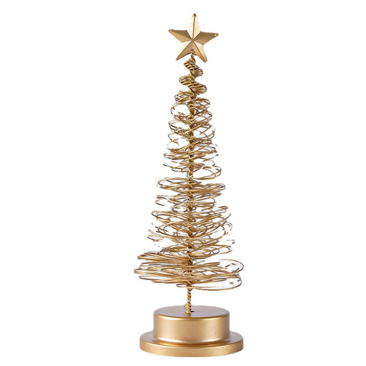 Decorative LED table lamp made of iron in Christmas design