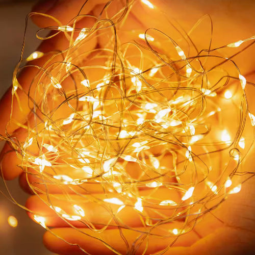 LED Copper Wire String Lights with Battery Box