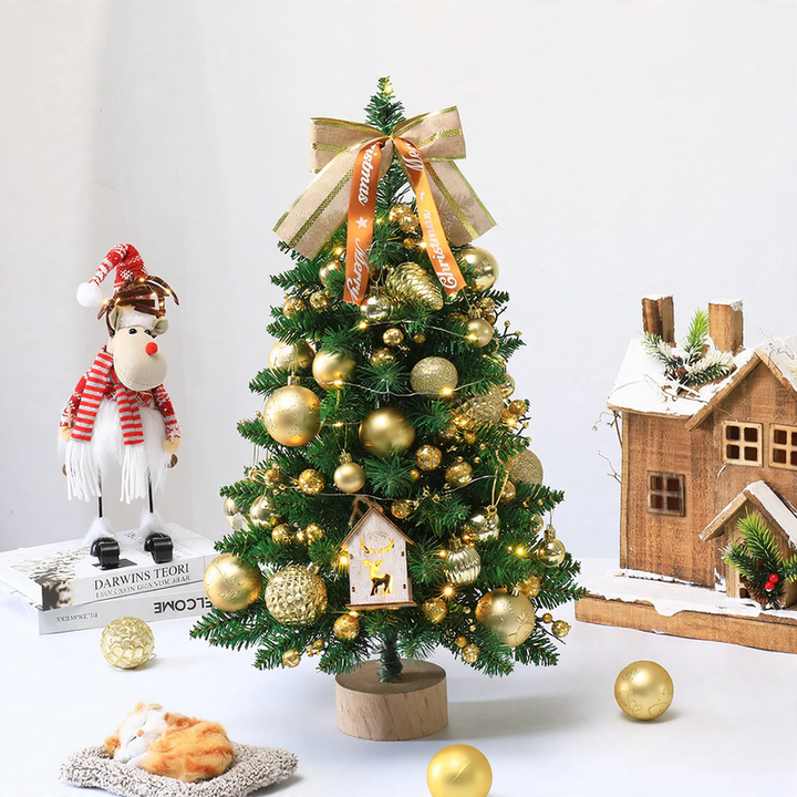 Decorative mini Christmas tree for table and window