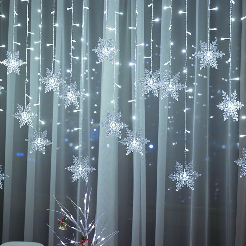 LED curtain lights with various motifs