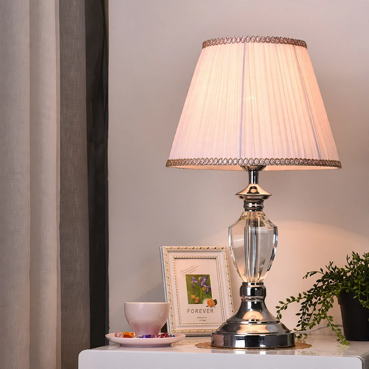 Glass table lamp TL-0126 with touch switch