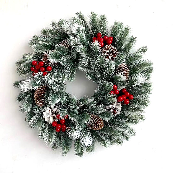 Christmas wreath with LED lighting, 40 cm