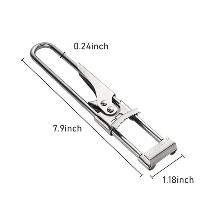 Adjustable Jar & Bottle Opener Multifunctional Stainless Steel Can Opener | Bowlift