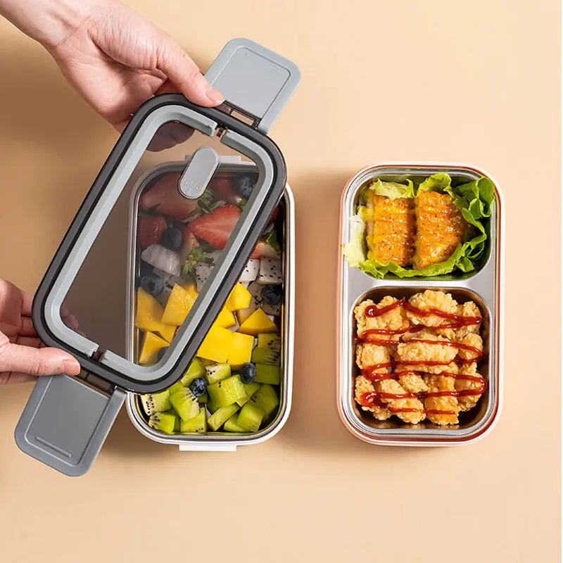 BowLift | 2-Tier Stainless Steel Bento Lunchbox - MealMate