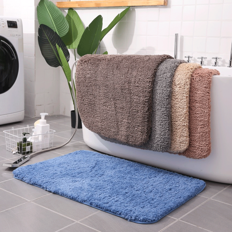 Soft Plush Bath Rug Bowlift