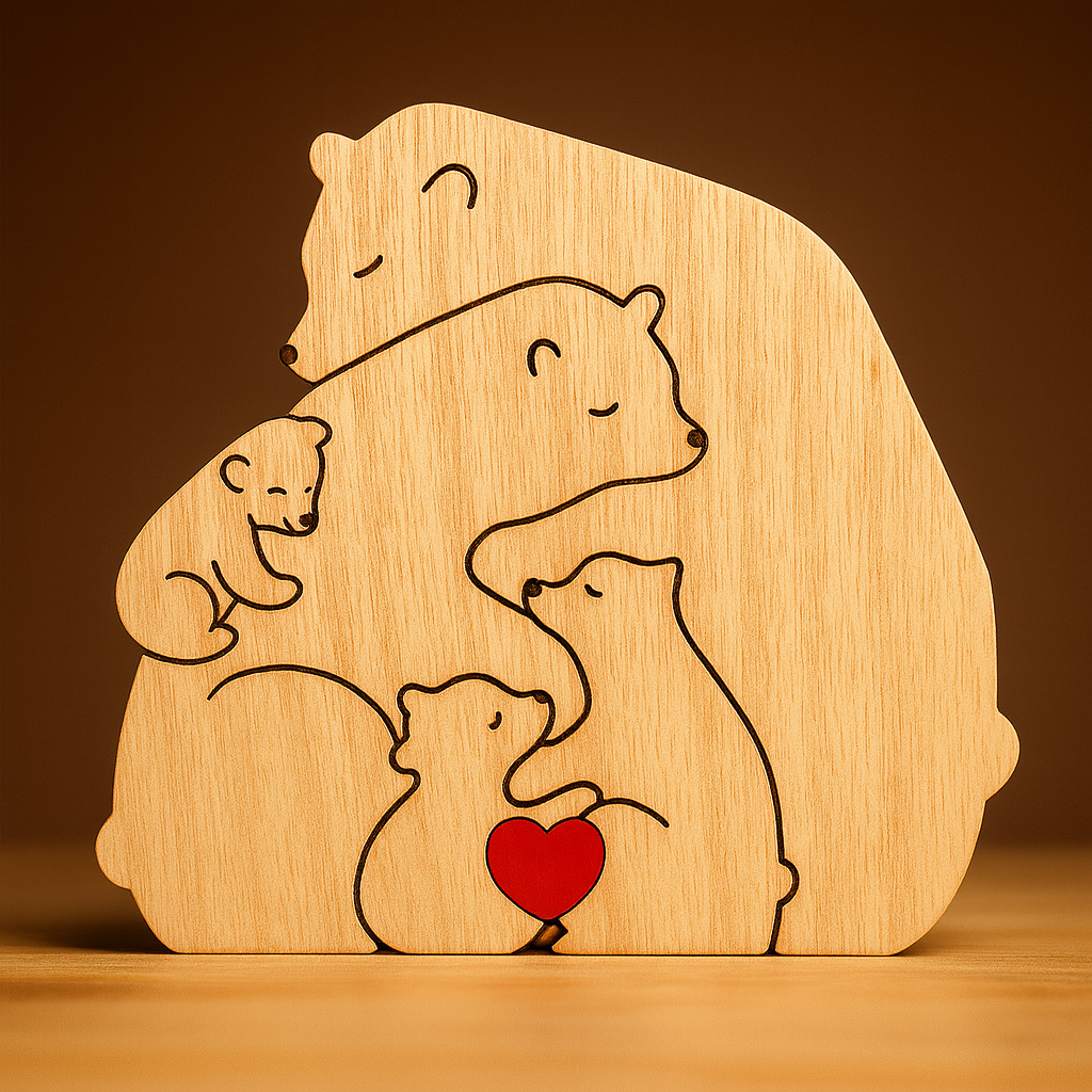 BowLift | Wooden Personalized Family Keepsake Ornament