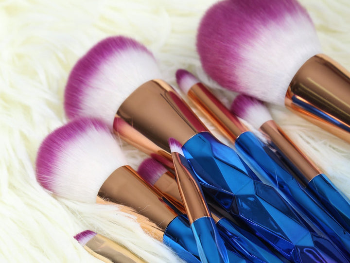 Rainbow Unicorn Brushes - 7 Piece Set | Bowlift