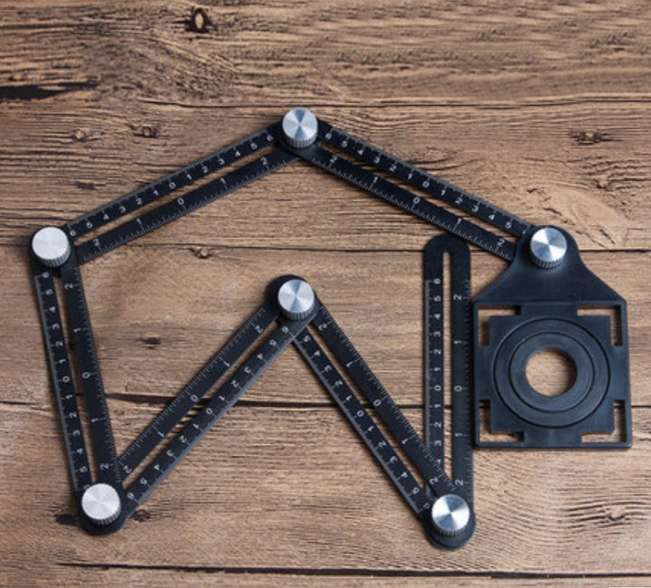 BowLift | Multi-Angle Measuring Ruler with 6 Foldable Sides, For Handymen, Builders, Craftsmen, Carpenters, Roofers and More